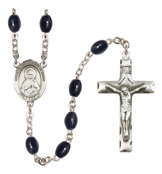 Immaculate Heart of Mary R6006-8337 8x6mm Rosary